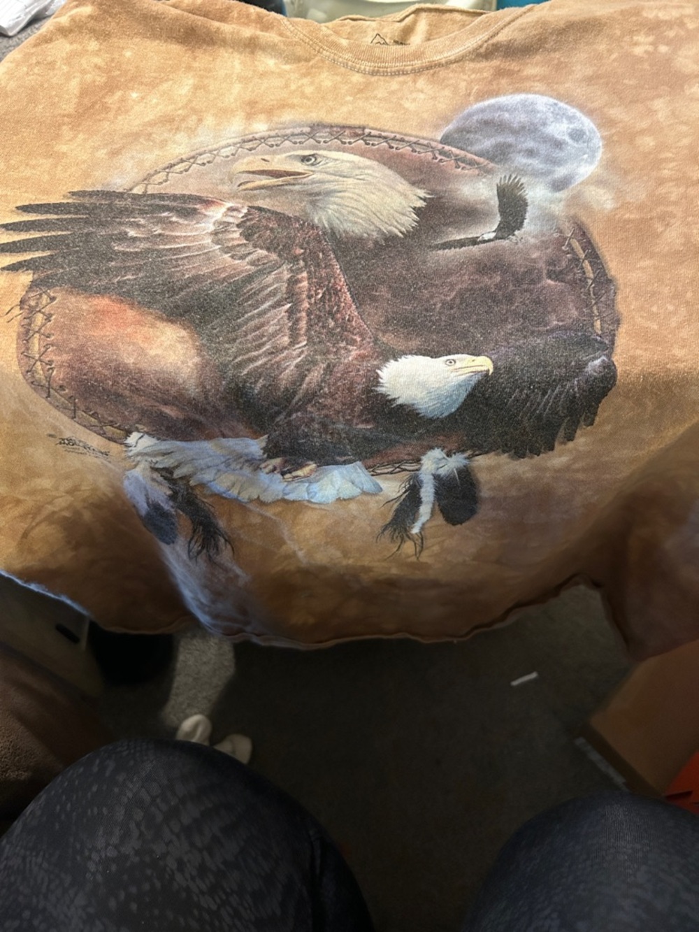 The Mountain Brown Eagle Graphic Sweatshirt